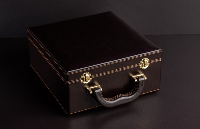 Набор бокалов для вина «Виноград» (2шт.) в подарочном футляре 450 мл - фото №6