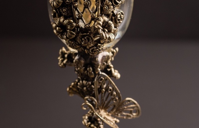 Бокал для шампанского «Цветочная фантазия» 180 мл - фото №4