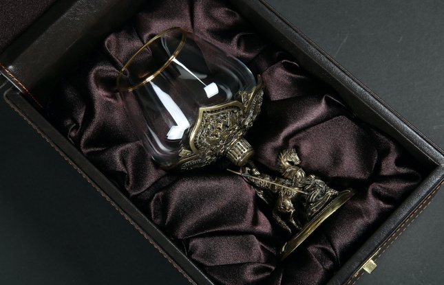 Бокал для коньяка «Георгий Победоносец» 430 мл - фото №4