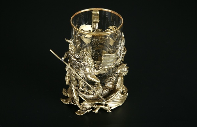 Подстаканник «Георгий Победоносец» 250 мл - фото №5