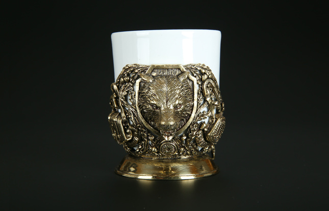 Чашка для кофе "Трофейный Медведь"  200 мл - фото №6