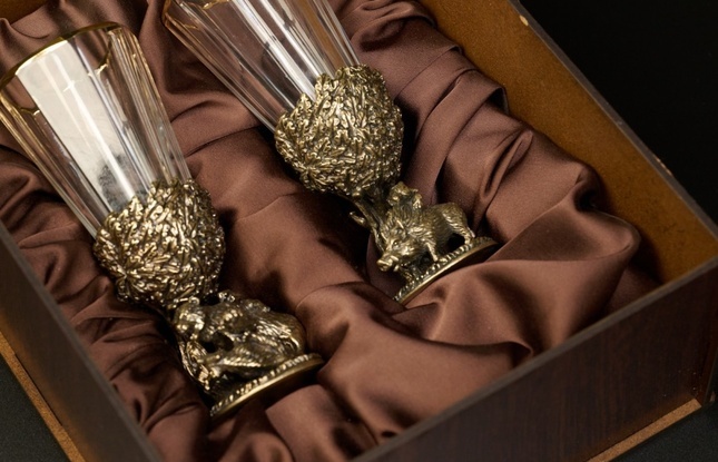 Набор рюмок-лафитников «Русский Лес»  50 мл - фото №24