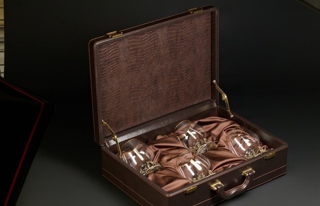 Бокал для коньяка "Утро в сосновом бору" эконом 430 мл - фото №10