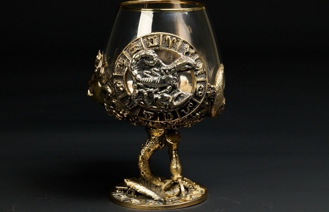 Бокал для коньяка Зодиак "Скорпион"  1 шт.  в подарочном футляре с художественным оформлением  430 мл - фото №4