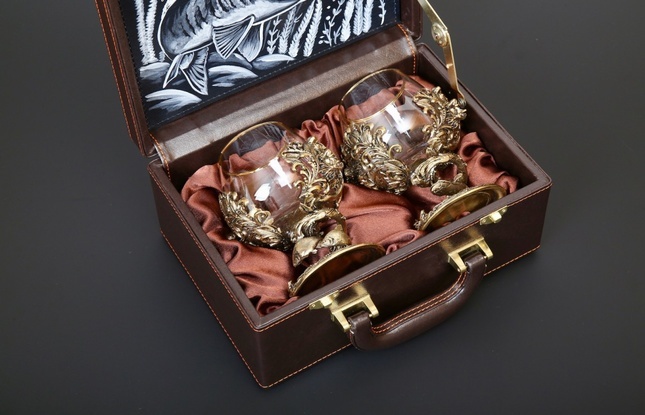 Бокал для коньяка «Рыбалка Элит» Щука 430 мл - фото №9