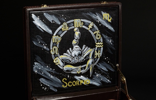 Бокал для коньяка Зодиак "Скорпион"  2 шт.  в подарочном футляре с художественным оформлением  430 мл - фото №3