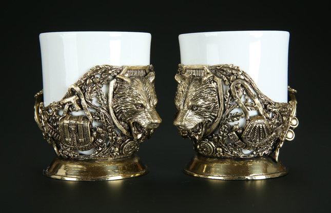 Чашка для кофе "Трофейный Медведь"  200 мл - фото №8