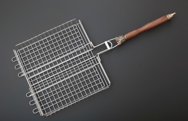 Решетка гриль "Волк кельтский узор" - фото №1