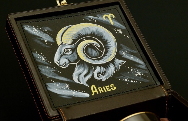 Стакан для виски Зодиак "Овен"  1 шт.  в подарочном кейсе с художественным оформлением 310 мл - фото №6