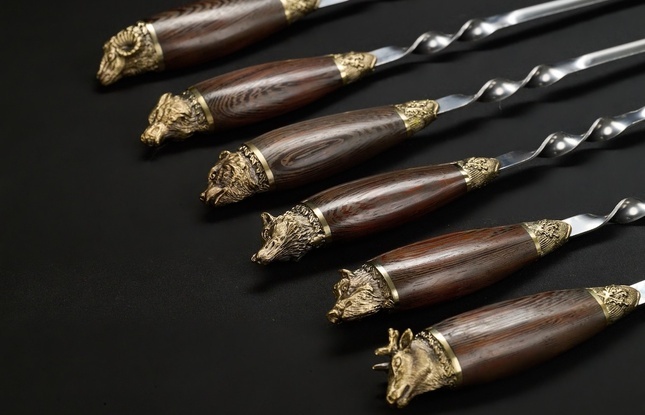 Шампуры ручной работы «Звери Большие» - фото №1