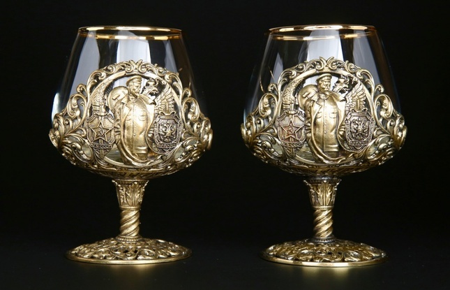 Бокал для коньяка "ФСБ Дзержинский" 430 мл - фото №2