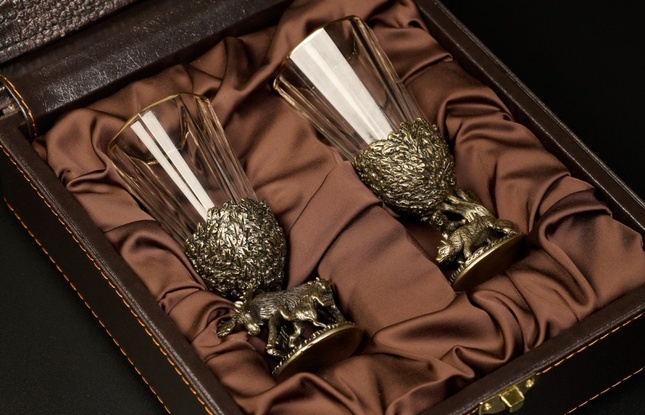 Набор рюмок-лафитников «Русский Лес»  50 мл - фото №32