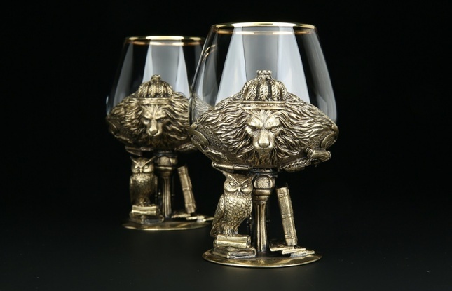 Бокал для коньяка «Мудрому начальнику» 430 мл - фото №4