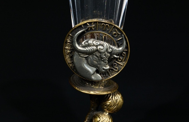 Набор лафитников для водки «Знаки Зодиака Телец» (2 шт.) в подарочном футляре c художественным оформлением 50 мл - фото №7