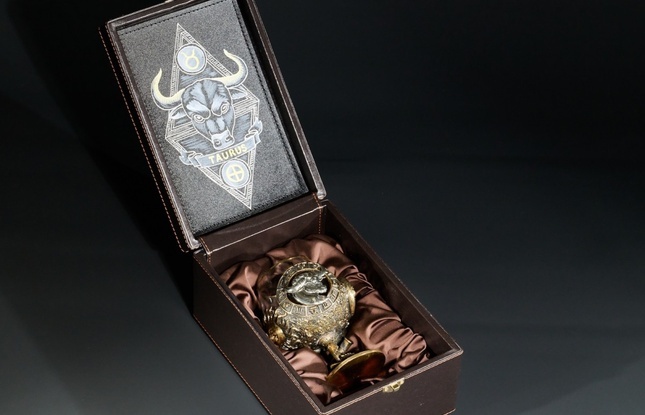 Бокал для коньяка Зодиак "Телец"  1 шт.  в подарочном футляре с художественным оформлением  430 мл - фото №1