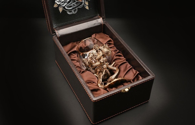 Бокал для коньяка "Год Змеи"  1 шт.  в подарочном футляре с художественным оформлением  430 мл - фото №2