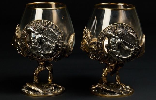 Бокал для коньяка Зодиак "Стрелец"  1 шт.  в подарочном футляре с художественным оформлением  430 мл - фото №4