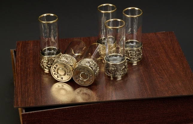 Набор стопок патронов "Охотники на привале" - фото №9