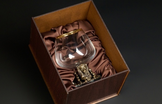 Бокал для коньяка «Лев VIP» эконом  430 мл - фото №4