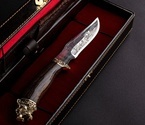 Подарочный нож «Клык» сталь 65Х13 в футляре - фото №3
