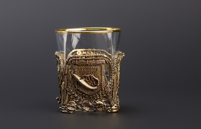 Подарочный набор стаканов для виски «Рыбалка» 310 мл - фото №3