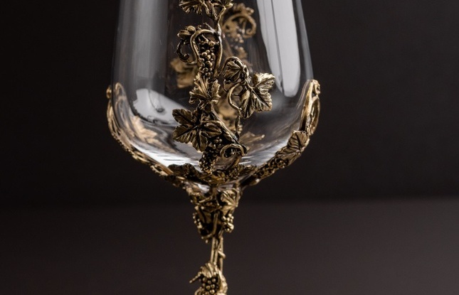 Бокал для вина «Виноград» 450 мл - фото №2