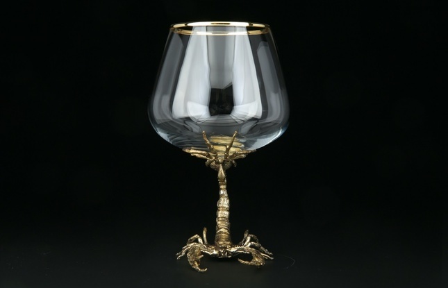 Бокал для коньяка «Скорпион» в подарочной коробке - фото №5