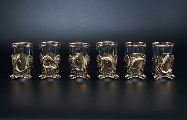 Набор рюмок «Трофейная Рыбалка» 50 мл - фото №11