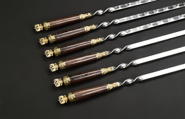 Шампуры ручной работы  «Державные» - фото №2