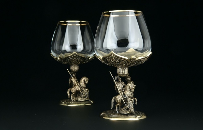 Бокал для коньяка «Георгий Победоносец» 430 мл - фото №2