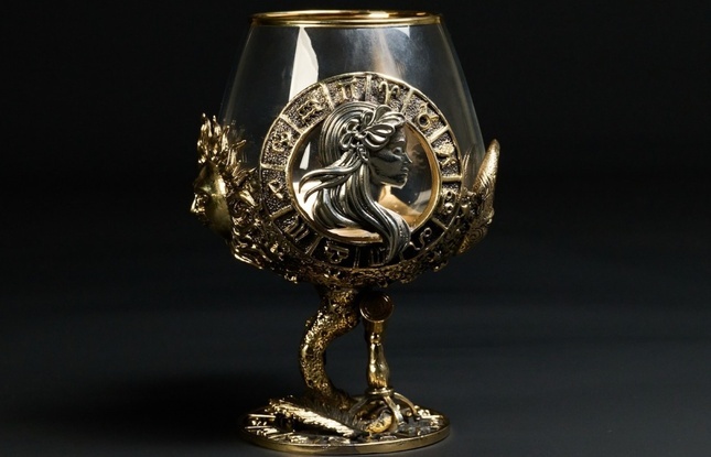 Бокал для коньяка Зодиак " Дева"  1 шт.  в подарочном футляре с художественным оформлением  430 мл - фото №4