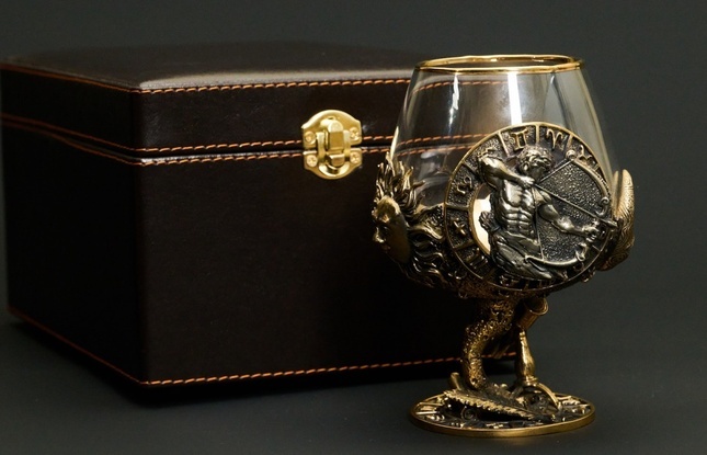 Бокал для коньяка Зодиак "Стрелец"  1 шт.  в подарочном футляре с художественным оформлением  430 мл