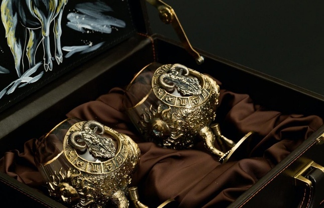 Бокал для вина "Гороскоп Овен"  1 шт.  в подарочном футляре с художественным оформлением  430 мл - фото №9