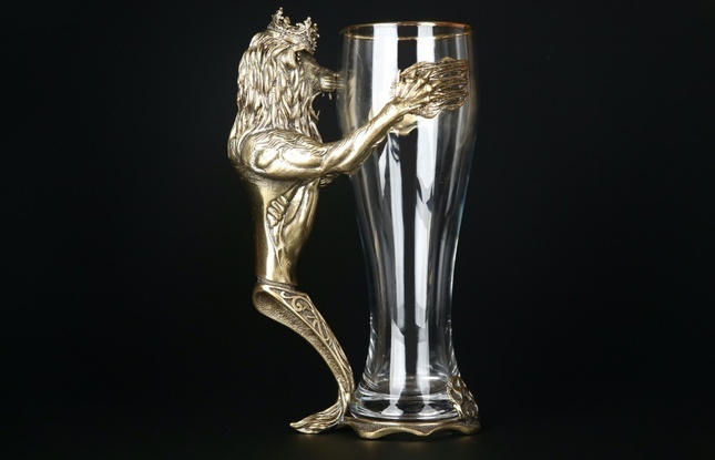 Пивной бокал "Лев VIP" 700 мл - фото №1