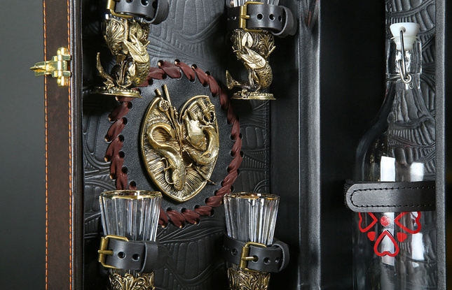 Кейс для алкоголя Арт-Мастер 9 "Рыбалка" - фото №3