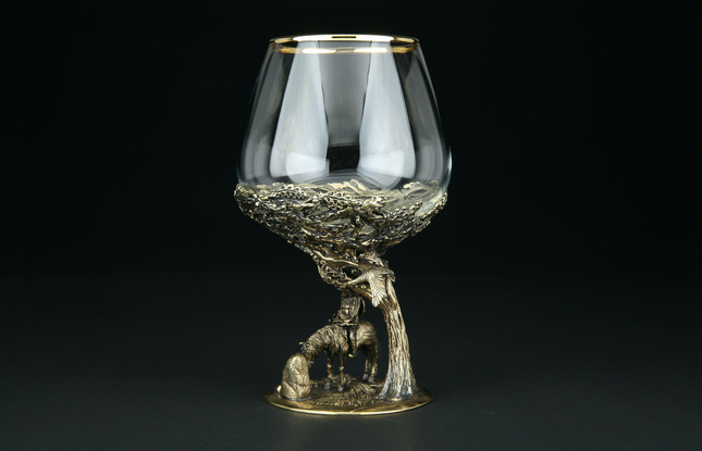 Бокал для коньяка «Витязь на распутье» 430 мл - фото №1