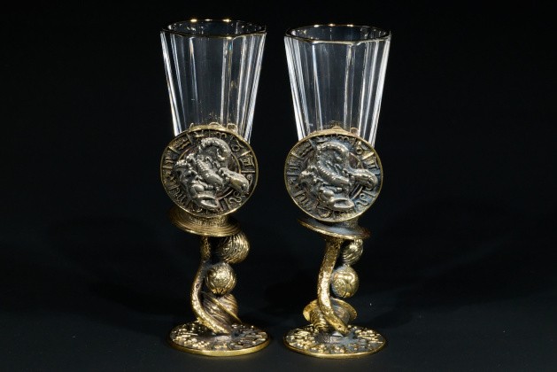 Набор лафитников  для водки Знаки зодиака «Скорпион» 50мл