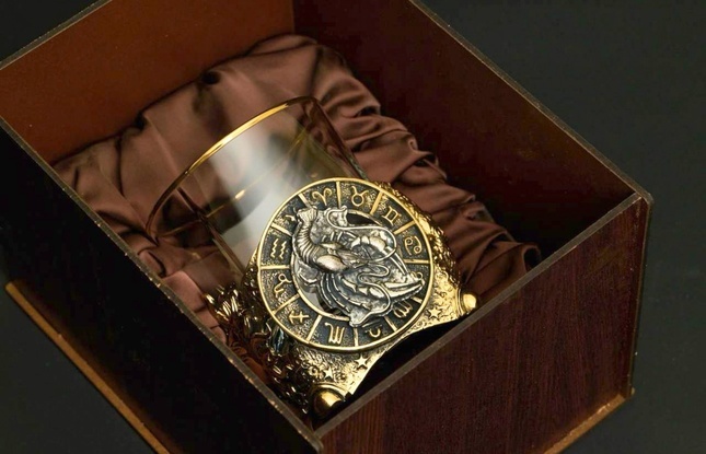 Стакан для виски Зодиак  "Рак" - фото №4