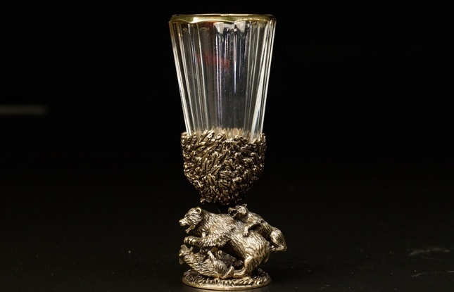 Набор лафитников «Русский Лес "  (6 шт.) в подарочном футляре с художественным оформлением  50 мл - фото №14