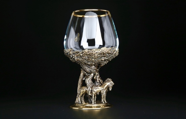 Бокал для коньяка «Три богатыря» 430 мл - фото №3