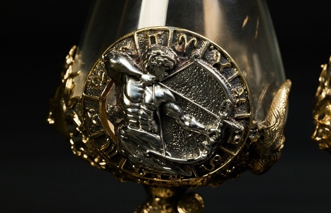 Бокал для коньяка Зодиак "Стрелец"  1 шт.  в подарочном футляре с художественным оформлением  430 мл - фото №5