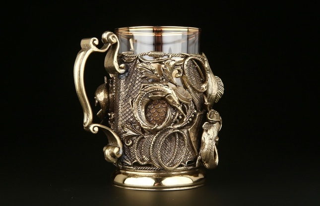 Подстаканник  «Рыбалка Трофейный»  250 мл - фото №4