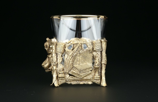 Стакан для виски «Мудрому руководителю» 310 мл - фото №2