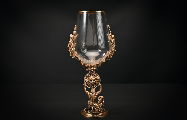 Бокал для вина "Гороскоп Овен"  1 шт.  в подарочном футляре с художественным оформлением  430 мл - фото №4