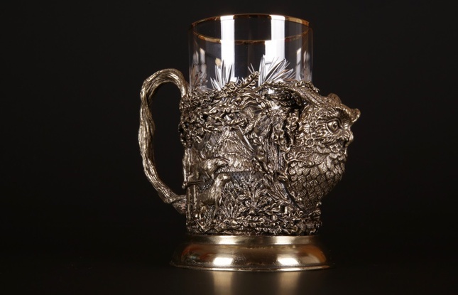 Подстаканник "Русский лес Сова" 250 мл - фото №2