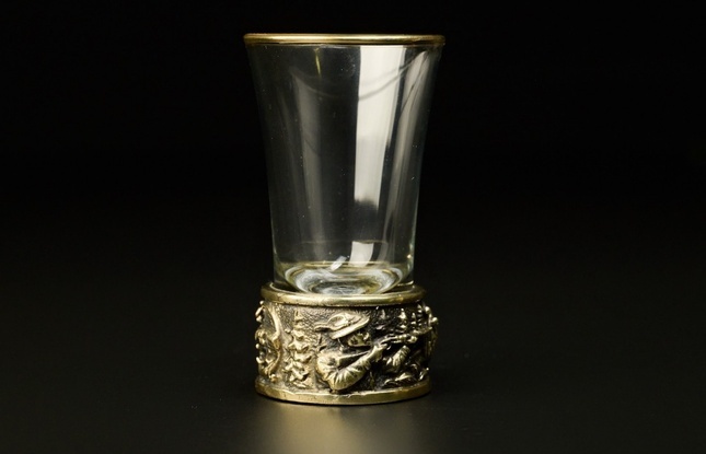 Набор стопок для текилы   "Охота на медведя""  50 мл 6 шт  в подарочном футляре с художественным оформлением - фото №8