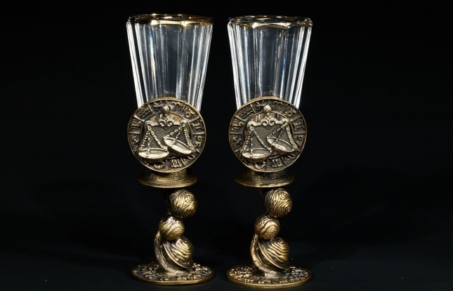 Набор лафитников для водки Знаки зодиака «Весы» 50 мл