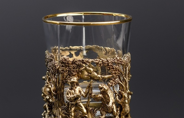 Подарочный набор стаканов для виски «Охота» 310 мл - фото №5