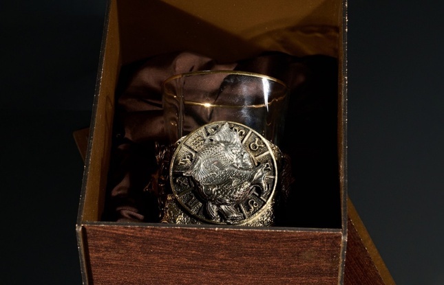 Стакан для виски Зодиак  "Рыбы"  - фото №7