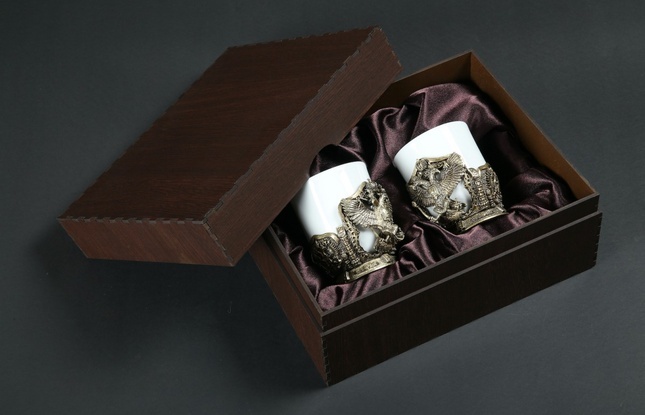 Чашка для кофе "Герб РФ" 200 мл - фото №11